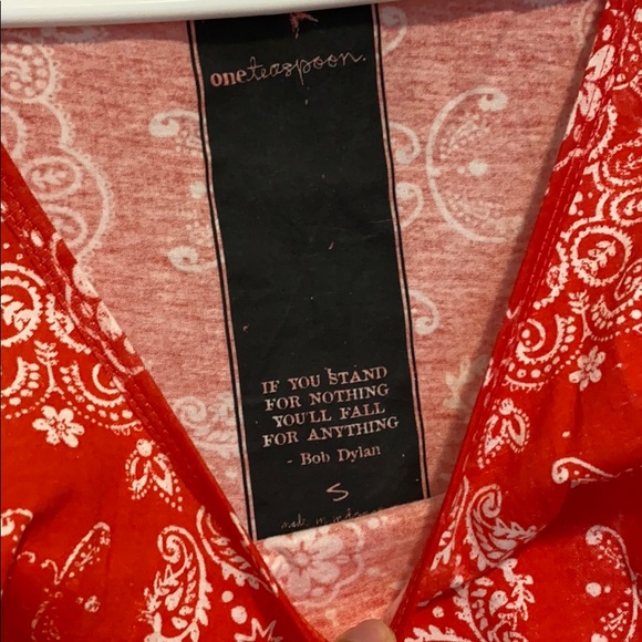 Free People One Teaspoon Paisley Tank - Picture 4 of 4